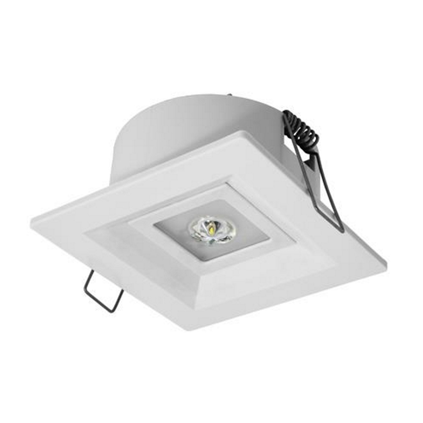 ECO LED Emergency Light 1W 125lm LOVATO P LVPC/1W/E/3/SE/AT/WH