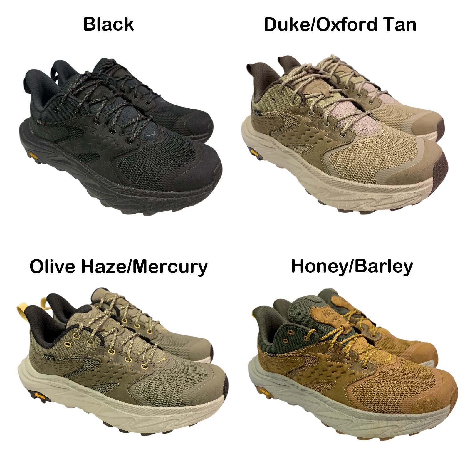 Hoka Hombre Anacapa 2 Low GTX GORE-TEX Impermeable Versátil Senderista, 1141632