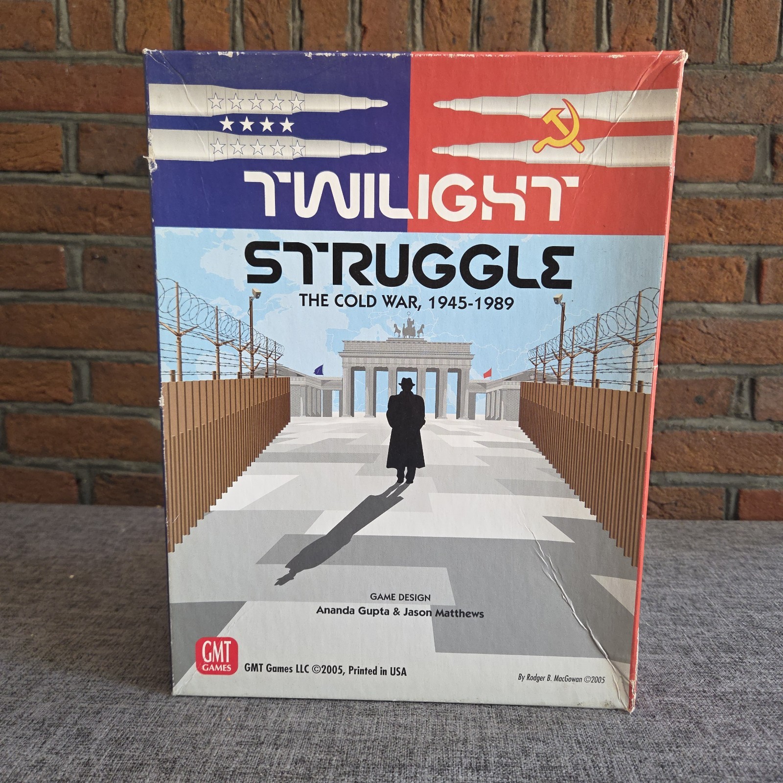 Twilight Struggle – GMT Games Board Game - 100% Complete - Damaged Box