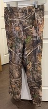 NWT Youth XL Camo Hunting Rain Pant Lined Real Tree Zip Up Red Head BONE DRY