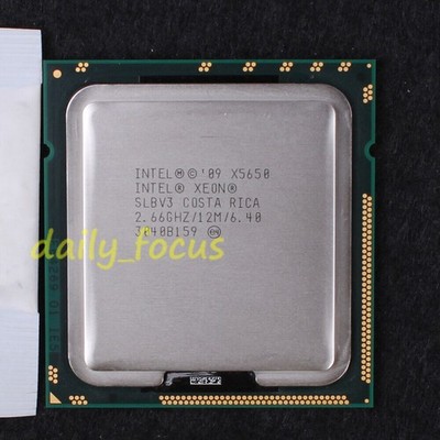   Xeon X5650 SLBV3 2.66 GHz CPU Processor AT80614004320AD 3066 MHz LGA 1366 #md