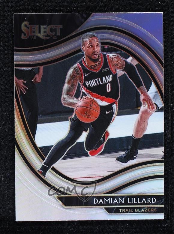 2020-21 Panini Select Courtside Silver Prizm Damian Lillard #248 10xc