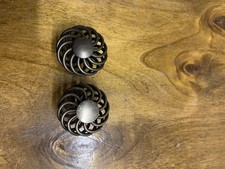 Birdcage Twisted Metal Door Knobs Kitchen Cabinets 46mm 1 Pair
