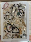 Vintage To Modern Costume Jewelry Lot 1.1 Lb. Estate Find Wearable Craft Destash