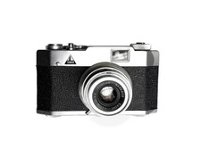 PHOTOGRAPHERS VINTAGE TOWER 35MM CAMERA  ARGUS LEATHER CASE. SEE DETAILS.