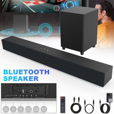 TV Sound Bar with Subwoofer Home Theater Surround Sound System Bluetooth Speaker