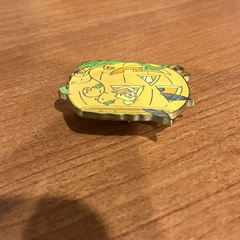 Disney Parks Halloween Tinker Bell Pumpkin Jack O Lantern Pin Tinkerbell 2008 Foto 4 de 4