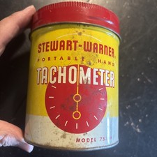 Vintage Stewart Warner Portable Hand Tachometer Model 757-w
