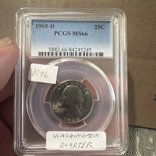 1968-D Washington Quarter — photo from another recent sale
