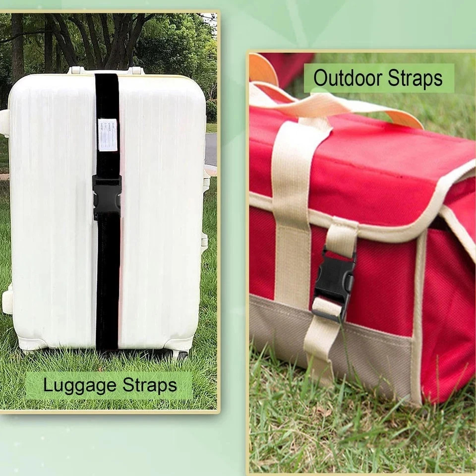 CooBigo 3pcs 1-1/2 Inch Plastic Buckle for Strap Replacment, Heavy Duty Belt Buc