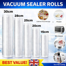 20x Food Vacuum Sealer Bags Textured Storage Seal Dry Wet Pack Food Saver Pouch