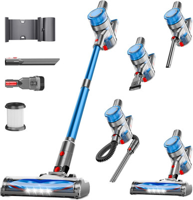 Cordless Vacuum Cleaner, Powerful Stick Vacuum Cleaner for Home with Rechargeabl