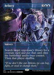 Bribery - Foil - Borderless - Secret Lair Drop #411