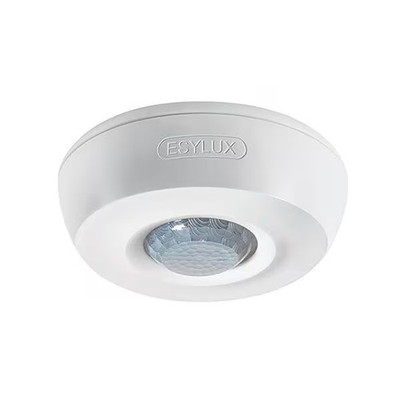 EsyLux PD 360/8 KNX BASIC Decken Präsenzmelder, 360°, 8m, 5   2000 lx, weiß (EB1