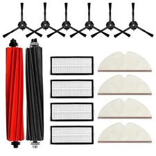 1 Main Brushe 4 Filters 4 Mop Cloths 6 Side Brushes Accessories Kit for Roborock