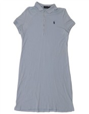 POLO RALPH LAUREN Womens Polo Dress UK 14 Large Blue CH08