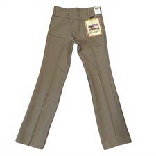 VTG NWT Wrangler Wrancher Boot Jeans 30x32 Deadstock Khaki Tan Western Flare USA