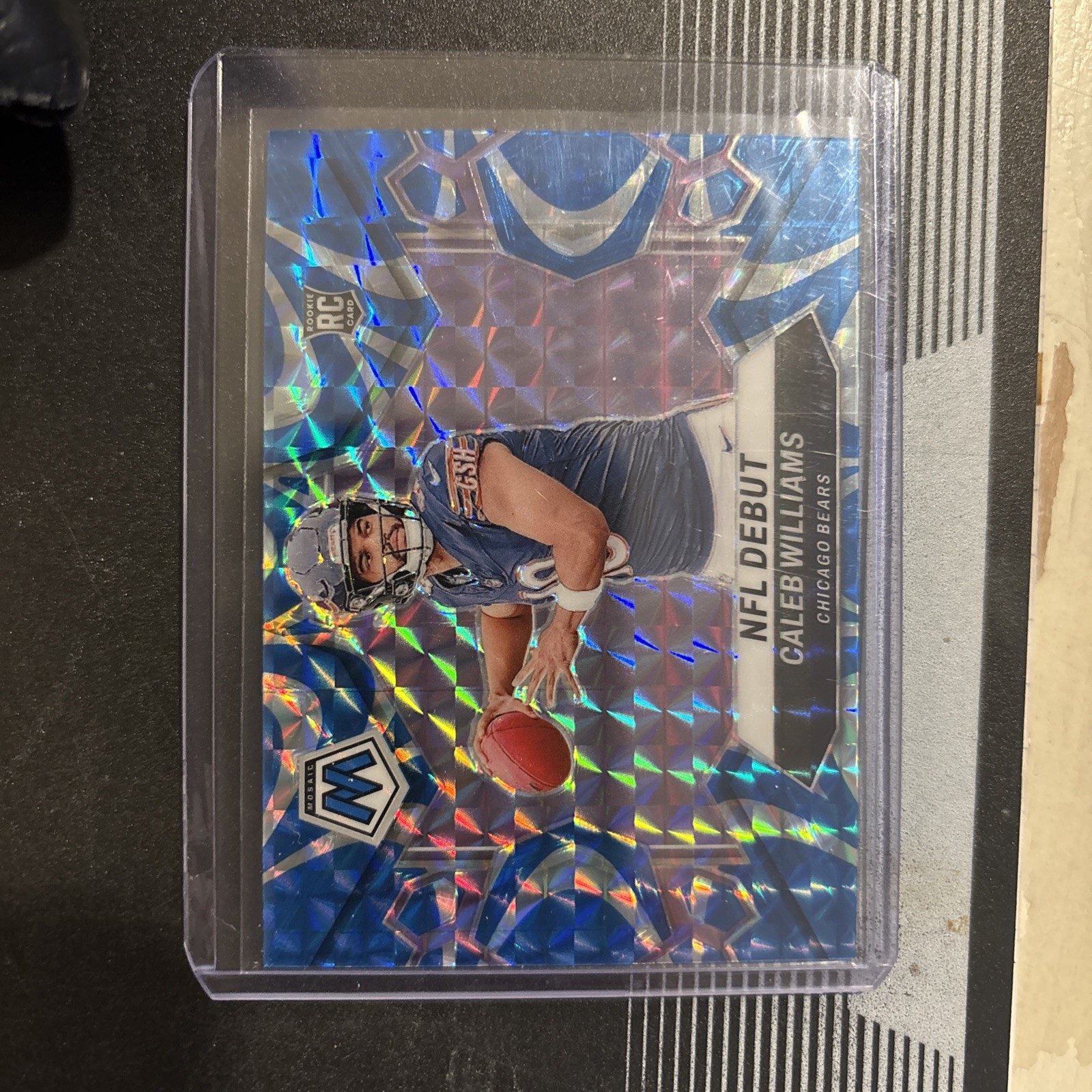 2024 Panini Mosaic - NFL Debut Caleb Williams #289 Reactive Blue Mosaic Prizm