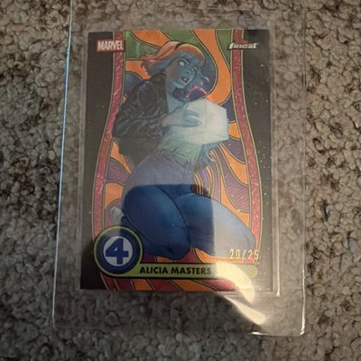 Topps Marvel Finest Fantastic Four Lot Alicia Masters /25 /99 /150