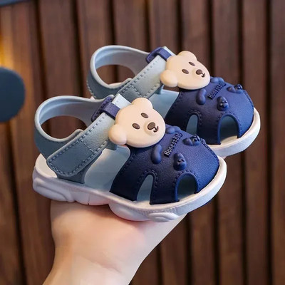 2024 Sommer Baby Jungen Mädchen Sandalen Kinder Strand Sandalen Cartoon Infant K