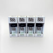 LOT OF 4 Bulldog Original Beard Oil - 1oz - Men’s Skincare Oil 30ml Aloe