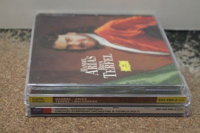 Handel CD Lot, Messiah Highlights Solti, Bryn Terfel Arias, 2 CDs
