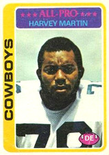 1978 Topps #110 Harvey Martin Dallas Cowboys