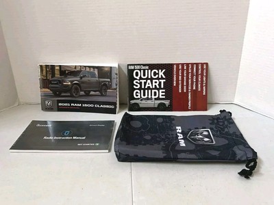 2021 DODGE RAM 1500 CLASSIC OWNERS MANUAL OPERATORS USER GUIDE BOOK  WITH CASE 