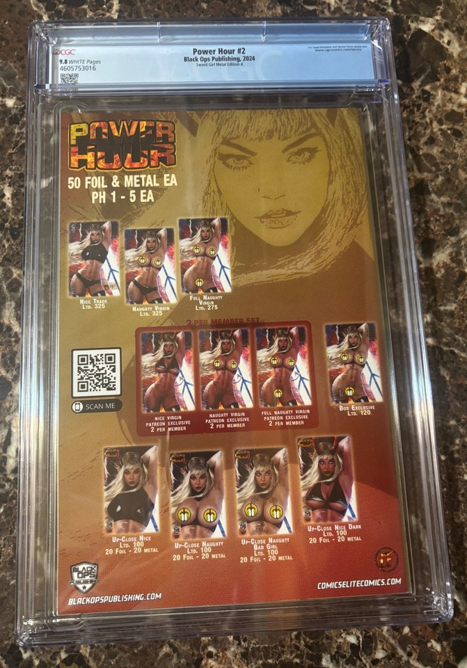 Power Hour #2C "Sword Girl" Magik Metal Cosplay Patreon CGC 9.8 ...