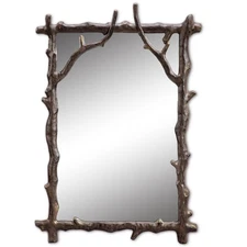 SPI Aluminum Branch Wall Mirror