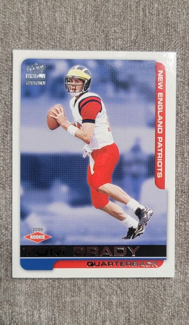 2000 Pacific Paramount Tom Brady #138 Rookie New England Patriots NFL GOAT 🐐 