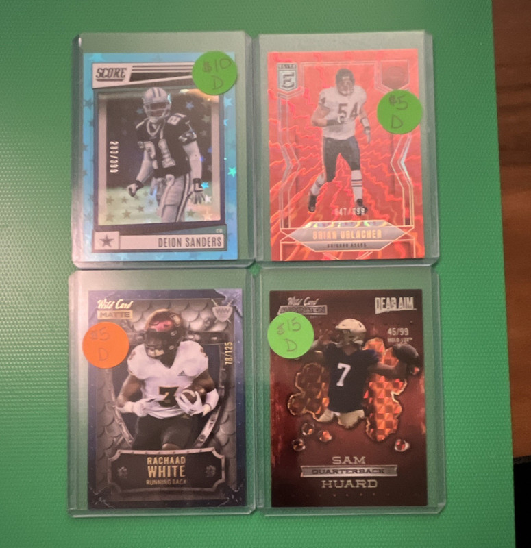 Wild Card 2020 NFL 14-Card Lot Rookie/Insert Sanders + Urlacher