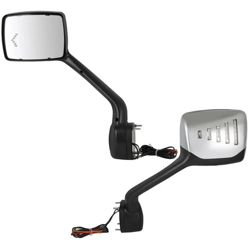 Left and Right Side Hood Signal Light Mirror For 2011-2021 Kenworth T680