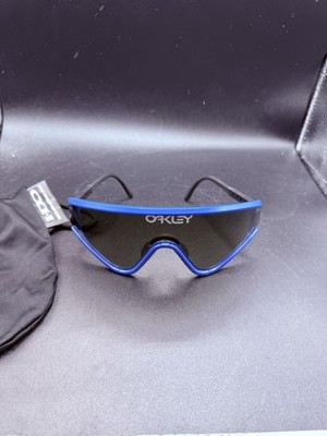 Oakley Vintage スポーツサングラス ブルー&グレー ケース付き Oakley 1980s Eyeshade Polished Blue/Grey Lenses | eBay