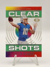 2021 Panini Illusions - Clear Shots Justin Herbert #CS-1 Emerald 