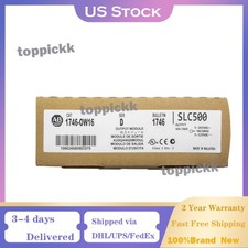 New Factory Sealed AB 1746-OW16 SLC 500 SerD Output Module US Free Tax