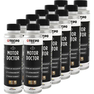 12x300ml TECPO MOTOR DOKTOR ESTER ADDITIV MOTORÖL ANTIVERSCHLEIß SCHUTZ MOTOR-ÖL