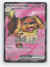 Dachsbun ex - Ultra Rare SV07: Stellar Crown 160/142 NM