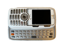 LG Rumor LX260 Sprint Slider Phone White QWERTY For Parts Repair