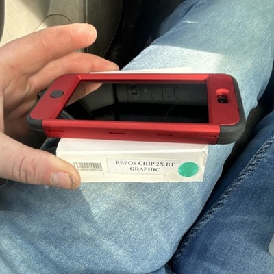 BBPOS CHIP 2X BT Bluetooth Credit Card Reader and Ipod touch
