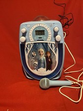 Disney Frozen II Karaoke With Snowflake Projector and Microphone