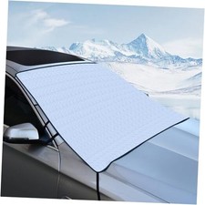 Windshield Snow Ice Cover, Windproof Exterior Car Front Window Frost Guard,