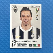 Del Piero No. 237 Juventus 2011 2012 Panini Footballers Figure New Rare
