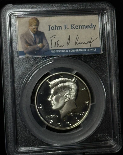 PCGS PR69DCAM - 2003 S Kennedy Silver 50C Proof Half Dollar Coin - 088