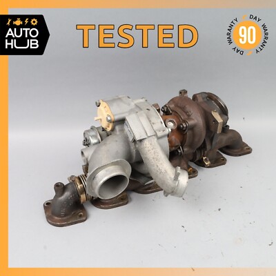 03-17 Mercedes W221 S600 SL600 M275 Turbocharger Turbo Manifold Right Side OEM
