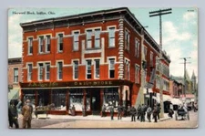 Knox 5&10 Store on Hayward Block IRONTON Ohio Antique Postcard 1911
