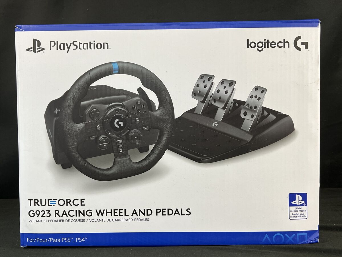 Volante Logitech G923 Gamer + Pedalera Racing Ps4 Pc Oficial