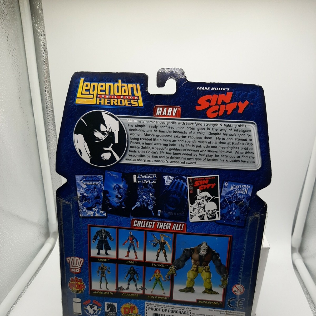 Toy Biz Legendary Comic Book Heroes Sin City Marv New In Box