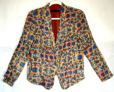 ZARA Jacket Medium Colourful Sequin Lined Evening Jacket