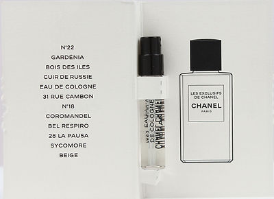 Les Exclusifs De Chanel' Chanel Eau De Cologne 06 oz / 2 ml Mini
